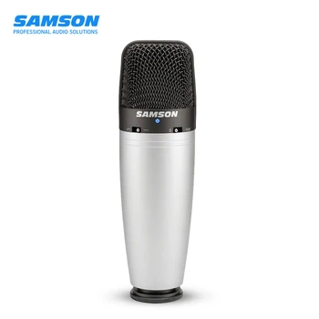 SAMSON C03 multi-pattern kondensatoriaus mikrofonas įrašymo vokalas, akustinė, priemonių, be lagamino