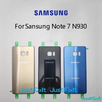 Samsung Galaxy Note7 pastaba FE 7 N930 N930F N935 atgal Būsto Galinio Stiklo Durys Atveju Pastaba Ventiliatorius Edition Atgal Akumuliatoriaus Dangtelį