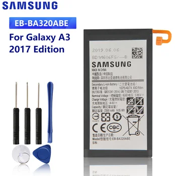 SAMSUNG Originalus Bateriją EB-BA320ABE Samsung GALAXY 2017 Edition A3 A320 Autentiška Baterija 2350mAh