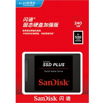 Sandisk ssd 1 tb Vidinio Kietojo Disko SSD 480GB sata3 120GB 240GB 2TB hdd Kietasis Diskas Laptop Stalinį Kompiuterį