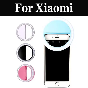 Selfie Žiedas Šviesos Lemputės Nešiojamų Flash Lempa Įrašą Xiaomi Redmi 3 3 Pro 3s 3x 4 4a 4x 5 Plius 5 5a 6 6 Pro 6a 3 Pastaba Pro