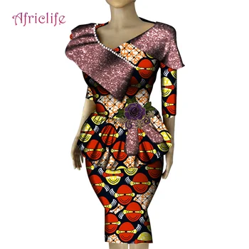 Sijonas Nustatyti Elegantiškas Moterų Suknelės Naujausias Modelis 2020 Mados Lady Drabužių Afrikos Pavasario Vasaros Drabužių Kostiumas WY6718