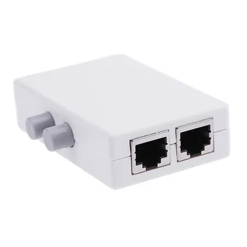 Silent Ethernet Lengva Valdyti 2 Prievado Tinklo Jungiklio, Erdvės Taupymo pigių Mini RJ45 Kištuko Ir Žaisti Praktinių Namų Ir Biuro