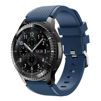 Silikono Sporto Watchband Samsung Pavarų S3 Classic/ Pasienio 22mm Dirželis Aukštos Kokybės Pakaitinis Dirželis Apyrankę 50pcs Karšto Pardavimo
