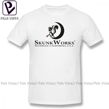 Skunk Marškinėliai Skunk Works T-Negabaritinių Marškinėliai Trumpomis Rankovėmis, Marškinėliai, Vyras Medvilnės Nuostabus Spausdinti Streetwear Marškinėlius