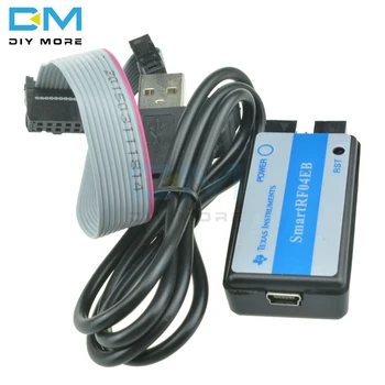 SmartRF04EB CC1110 CC2530 ZigBee MCU M100 Downloader Emuliatorius USB ZigBee Modulis