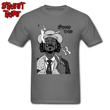 Snoop Dogg T-shirt Vyrai Pilka Marškinėliai Funky, Hip-Hop Viršūnes & Tees Užsakymą Vaikinai Medvilnės Marškinėlius Mados Gatvės Drabužių Lašas Laivybos