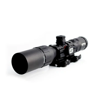 SPINA Medžioklės Optinio 3-9x32 AO 1inch Vamzdis Mil-dot Tinklelis Riflescope Su Saulės Atspalvį ir QD Žiedai Taktinis Šautuvas taikymo Sritis