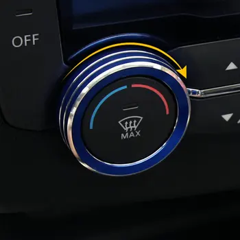 STYO Automobilių konvertuoti garso rankenėlės Oro kondicionieriumi dekoratyvinis rankenėlės ratas lipdukas apdaila atliekama 