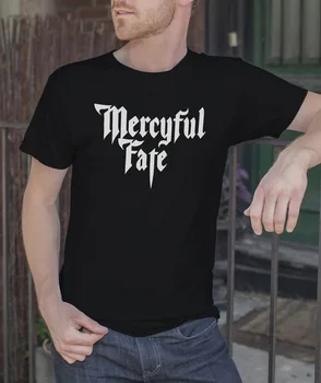 T-Shirt Marškinėliai Vyrams Drabužius Mercyful Fate Karalius Vyrų, Juoda T-Shirt trijulės Tee Marškinėliai vyrams, prekės ženklo viršuje tees