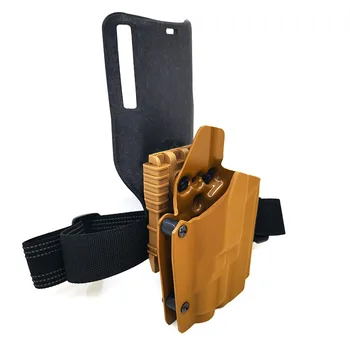 Taktinis dėklas, skirtas glock serija, VP9, PPQ, FNS9 dėklas iškrovimo adapteris Saistrap kostiumai (galite įdiegti lempa TLR - 7)