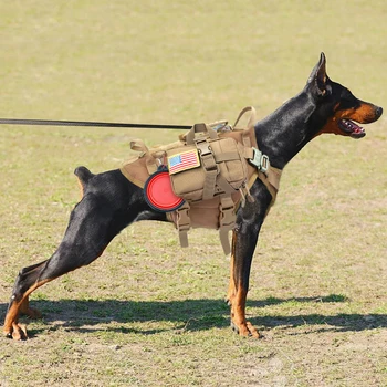 Taktinis Nailono Šuo Panaudoti Karinę Darbo Šunį Vest Ne Traukti Pet Mokymo Medžioklės Vest Vidutinių Didelių Šunų, vokiečių Aviganis