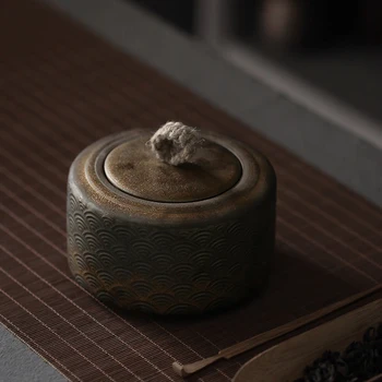 TANGPIN japonų keramikos arbatos dežutės vintage porceliano arbatos filtras saugojimo arbatos arba maisto
