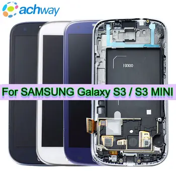 Testas SAMSUNG Galaxy S3 LCD Ekranas i9300 i8190 Jutiklinis Ekranas skaitmeninis keitiklis Pakeitimo 