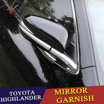 Tinka Toyota Highlander m. m. 2016 M. 2017 m. 2018 m Veidrodis Padengti Apdaila Liejimo Garnyras Juostelės Apdaila, ABS Chrome 