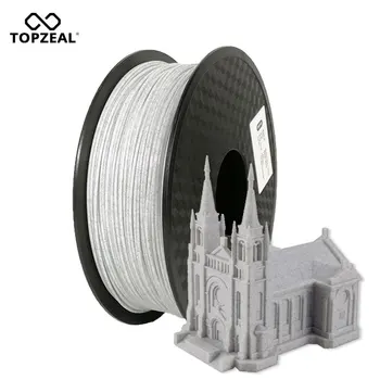 TOPZEAL PLA Gijų Marmuro Spalvos 1.75 mm PLA 3D Spausdinimo Gijų Tikslumas +/- 0.02 mm 1KG Ritės 3D Spausdintuvas