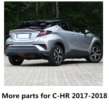 Toyota C-HR CHR 2017 2018 automobilių kėbulo reikmenys/Anglies pluošto dangtelis apdaila atgal galiniai šviesos lempos rėmelis stick dalis 4pcs/set