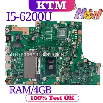 TP501U už ASUS TP501UB TP501UQK TP501UAM TP501UQ TP501UJ nešiojamas plokštė TP501UA mainboard bandymo GERAI I5-6200U cpu, 4GB-RAM