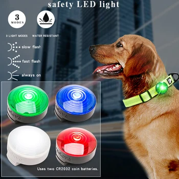 Truelove Saugos LED Šviesos Pet Dėvėti Apykaklę Diržu Kuprinė su Vandeniui Atsparaus ir Ilgai Nuolat Baterija Šuo