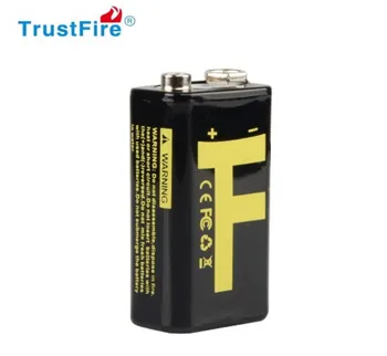 TrustFire 650mAh 6F22 9V Li-ion Baterija su 1000 Ciklas Multimetras Belaidžio Mikrofono Signalo