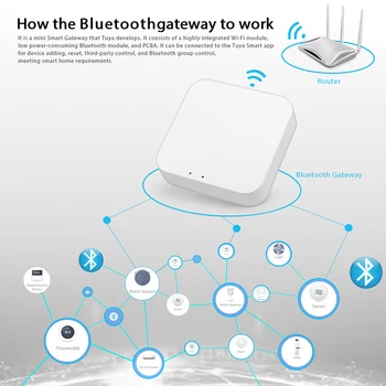 Tuya Pažangaus Belaidžio ryšio Sąsajos Bluetooth 5.0 Telefonas Wifi AKIES 