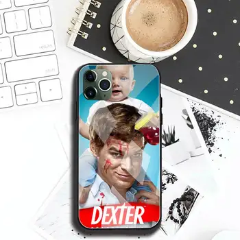TV Šou Dexter Morgan Telefono dėklas Grūdintas Stiklas iPhone 11 Pro XR XS MAX 8 X 7 6S 6 Plus SE 2020 atveju
