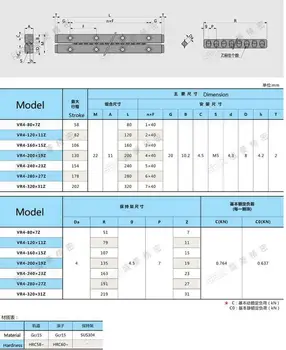 Tyrimų vr4-120x11Z Kryžiaus Roller Vadovas VR4120 Tikslumo Linijinis Pasiūlymas Automatikos Stumdomas Linijinis CNC Photology Įranga