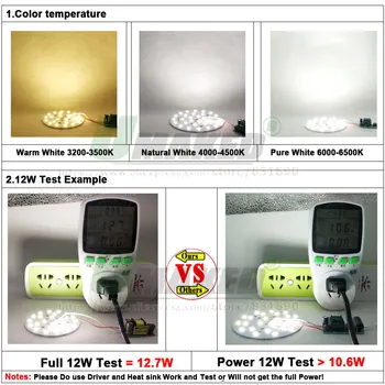 UMAKED 7W 48mm LED Šviesos PCB Įdiegta SMD 5730 Led Aliuminio Lempos plokštė Šiltas/Gamtos/Baltos Spalvos Lemputė Ceilig žibintai 