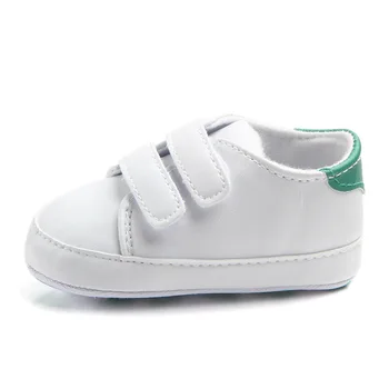 Unisex Balta kūdikių bateliai kūdikiams berniukas odiniai batai Bebe berniukas oda sneaker su vieninteliu vienintelis naujagimių odos prewalker už Bebe