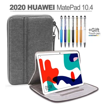 Universalus Tablet sleeve atveju, Huawei MatePad 10.4 2020 BAH3-W09 AL00 rankinėje atveju stovėti atsparus smūgiams Multi Kišenės Maišelių Rubisafe