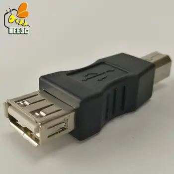 USB 2.0, A Tipo Moterų B Tipo Vyrų Adapteris Keitiklis Spausdintuvo 500 vnt