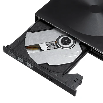 USB 3.0 DVD-ROM Optinis įrenginys Išorės Slim CD-ROM Diskų Skaitytuvo Stalinį KOMPIUTERĮ Nešiojamąjį Planšetinį kompiuterį Skatinimo DVD Grotuvas