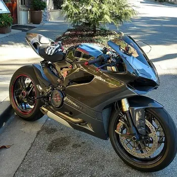 Už Ducati ABS Plastiko Įpurškimo Lauktuvės Rinkinys už 899 1199 2012 2013 Anglies Pluošto Spalvos Motociklo Kėbulo, variklio Apdanga