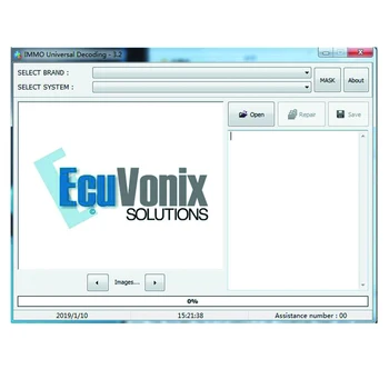 Už EcuVonix 3.2 IMMO Universalus Dekodavimo pašalinti IMMO kodas ECU programinę įrangą, automobilių kodas reader per nemokamas pristatymas