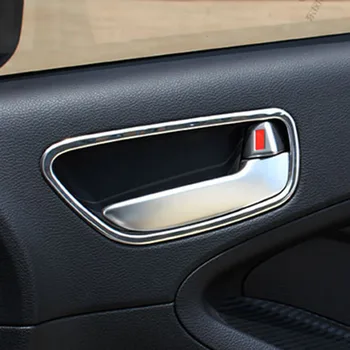 Už Kia K3 2018 m. 2016 m. 2017 automobilių stiliaus Automobilių durų rankena dubenėlį, padengti ABS chrome apdaila, vidaus apdaila, auto automobilis Intymi accessori