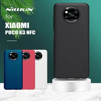 Už Xiaomi Poco X3 NFC Atveju Nillkin Super Matinio Shield Ultra-Plonas Sunku VNT Matinis Galinio Dangtelio Poco Telefono X3 NFC Telefono dėklas