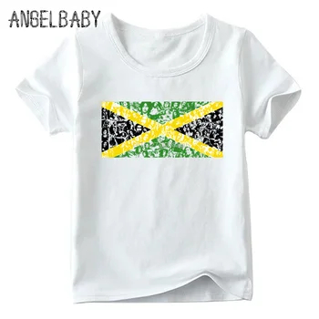 Vaikai Jamaika Dainininkas Bobas Marley Reggae Rastafari Spausdinti Juokingi marškinėliai Vaikų Vasaros Viršūnes Berniukų ir Mergaičių White T-shirt,ooo4118