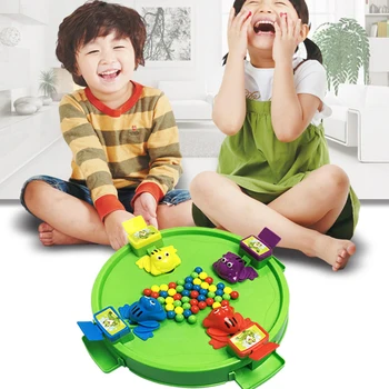 Vaikai Juokingi Žaislai Varlė Valgyti Pupelės Balais Žaidimai Šeimai Šalis Tėvų-vaikų Interaktyvus Žaidimas Žaislas Vaikams Suaugusiųjų Įtempių Žaislas