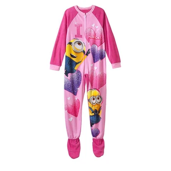 Vaikai mergina Pižama Mergaitėms 4-10 Metų Animacinių filmų cosplay Vaikų Sleepwear Mielas Gobtuvu Pijamas