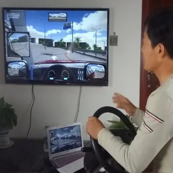 Vairavimo mokykla ratai mokymosi simulator žaidimą vairas europos sunkvežimių modelį lenktyninį automobilį, žaisti kompiuterinių žaidimų, anglų kalba, programinė įranga