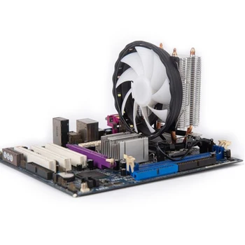 Variniai Heatpipe CPU Aušintuvo Aurora Šviesos Aušinimo Ventiliatorius LGA Heatsink Radiatorių WXTB