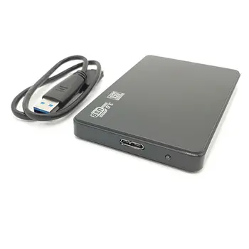Varžtas-nemokamai plastiko sąsiuvinis mobiliojo standžiojo disko dėžutė USB3.0 nešiojamas HDD SSD solid-state mobiliojo ryšio kietąjį diską, box nemokamas įrankis