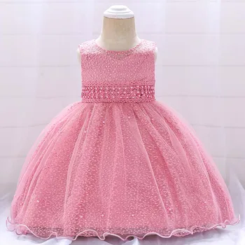 Vasaros Duobute Naujagimis Baby Girl Dress 1-asis Gimtadienis Suknelė Kūdikių Drabužiai Kūdikiams, Drabužiai, Krikštynų Princesė vakarinę Suknelę 24