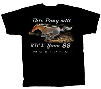 Vasaros Nauji Marškinėliai Vyrams, O-Kaklo Viršūnes Tees Vasaros Klasikinių Amerikietiškų Automobilių Gerbėjai Mustang T-Shirt Tai Ponis Bus Ateityje Savo T Shirts