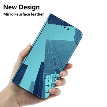 Veidrodis, Flip Phone Cover For Samsung Galaxy S10 S8 S9 Plus 10E Odos Atvejais 