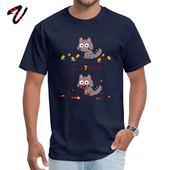 Vietoje 7 Skirtumus, T-marškinėliai, Cat Marškinėlius Spausdinti Vyrų Tees Juokingas Animacinių filmų Paukščių Viršūnes Komiksai Drabužių Paprasta Vasaros Streetwear Medvilnės