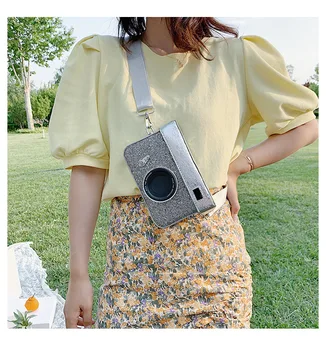 Vintage Camera Box Stiliaus Crossbody Krepšys Moterims Atsitiktinis Piniginės ir Rankinės Moterų Shoulde Maišas Pu Odos Dėklas Dizaineris Krepšiai