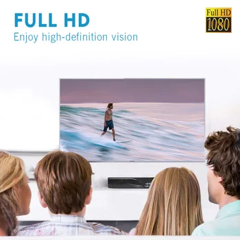 Vmade DVB-T2 Antžeminis imtuvas TV box su TV SCART H. 265 Full HD 1080P paramos AC3 Dolby WIFI 