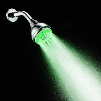 Vonios kambarys dušo galvutė RGB 7 spalvinga LED žibintai, vandens, vonios, vonios kambario dušo filtras L0409