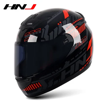 VYRAI Visą Veidą Motociklo Šalmas Motokroso Lenktynių Šalmai, capacete kask Naujas Stilius Ponios casque moto Visą Veidą Su HD objektyvas